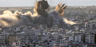 بالصورة – الغارة’ على منطقة الغبيري