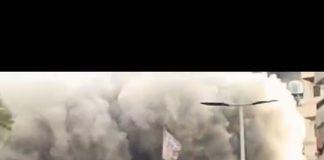 الغارة الثانيه التي استهدفت منطقة الشياح (فيديو)