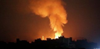 بالصورة – انفجارات عنيفة تهز العاصمة اليمنية صنعاء