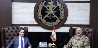 *هوكستين التقى قائد الجيش في اليرزة*