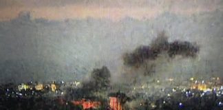 غارة’ على منطقة حارة حريك خلف مطعم خليفة في الضاحية الجنوبية