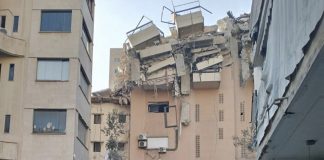 *بوعاصي يتفقد مكان القصف’ في عين الرمانة*