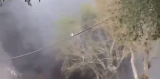 ثماني قذائف صاروخية ‘أطلقت من لبنان – اللحظات الاولى لسقوط احد الصواريخ'(بالفيديو)