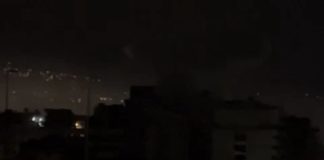 بالفيديو:- غارة’ عنيفة جداً في هذه الأثناء على منطقة الجناح – بيروت