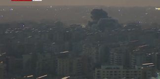 بالفيديو – الغار’ات مستمرة على الضاحية’