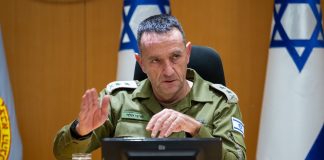 هاليفي : يجب مواصلة بلورة الخطط لمواصلة القتال’ في لبنان بما فيها توسيع وتعميق المناورة’ البرية’