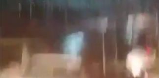 بالفيديو – تجمع للمياه على طريق خلدة بسبب الامطار الغزيرة