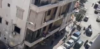 بعد تحذيرات الاخلاء زحمة سير في الضاحية(فيديو)