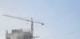 سقوط صاروخ ولم ينفجر في غارات اليوم (فيديو)