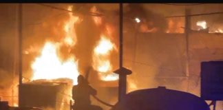 شهيدا/ن و ١٣ جريج في حصيلة محدثة لغا/رة مار الياس فما تعمل فرق الدفاع المدني على اطفاء الحريق المندلع – فيديو