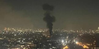 غارة عنيفة جدا على منطقة الحدت و هي الغارة رقم ٢٨ اليوم على الضاحية الحنوبية