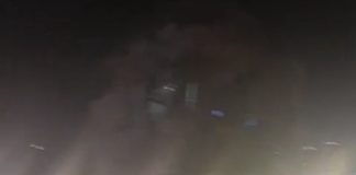 بالفيديو:- حالة نزوح كثيفة تشهدها منطقة الاوزاعي هذه الاثناء