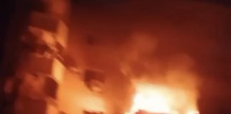 بالفيديو :- مشاهد للغارات’ التي استهدفت حي الجامعة بناية الإنماء في الضاحية الجنوبية