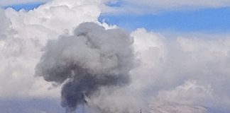 بالصورة -: غارة’ على بلدة بوداي في البقاع منذ قليل