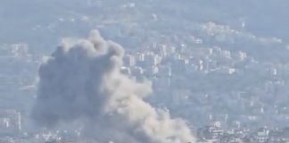 الغارات’ العنيفة مستمرة على الضاحية الجنوبية وغارة’ الان محيط برج البراجنة منطقة الكفاءات خلف ثانوية السنابل (فيديو)