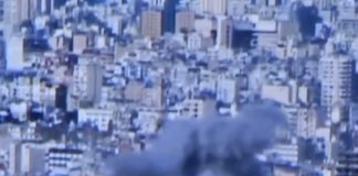 غارة’ على الضاحية الجنوبية خلف ملعب الراية سابقاً في منطقة صفير