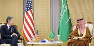 العربية: وزير الخارجية السعودي ونظيره الأميركي بحثا مستجدات الأوضاع في المنطقة
