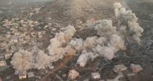 عمليات تفجير عنيفة جدا في الخيام وقد سمع اثنان منها، ووصل عصفها الى البلدات المجاورة.