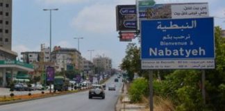 شوارع النبطيه غطاها الدمار*(فيديو)