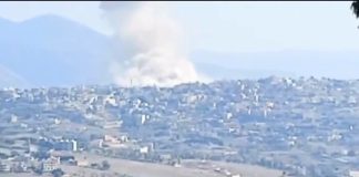 الجيش’ الاسرائيلي’ يستمر’ بعمليات التفجير بالخيام .(فيديو )