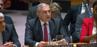 مندوب سوريا طالب إسرائيل بالانسحاب من الأراضي السورية