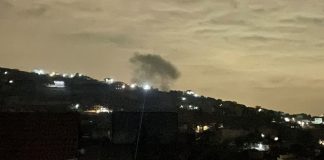 بالصورة :- غارة’ استهدفت يارون في الجنوب اللبناني منذ قليل