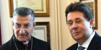 *قبيل سفره الى فرنسا البطريرك الراعي يلتقي في هذه الأثناء النائب إبراهيم كنعان في بكركي*