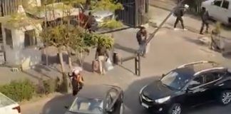 *انتشر عبر وسائل التواصل الاجتماعي : فيديو – قيل أنه من أمام المصرف المركزي السوري*