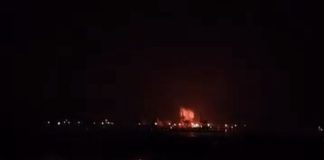 فيديو :- سلسلة غارات’* إسرائيلية* استهدفت مطار القامشلي في ريف الحسكة الشمالي أقصى شمالي شرقي سوريا*