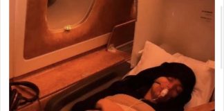 *بالصورة : على متن إحدى الطائرات.. فنانة تدخل في حالة غيبوبة*