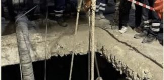 *بالصورة : في شكا…إنقاذ عامل وقع في حفرة*