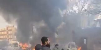 *بالفيديو: إنفجار سيارة مفخخة’ وسط مدينة منبج-حلب ومعلومات عن وقوع إصابات*