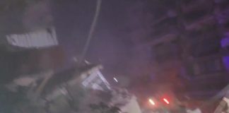 *بالفيديو :- هبوط المبنى الذي اندلع فيه حريق مساء اليوم في الميناء طرابلس ومعلومات عن وجود عناصر من الدفاع المدني داخل المبنى*