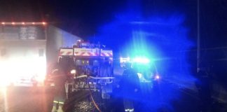 *الدفاع المدنيّ: احتراق’ سيارة على طريق ضهر البيدر الدولية عند مفترق فالوغا والأضرار مادية(صورة)*