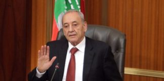 *بري: دماء اللبنانيين الجنوبيين العزل وجراحاتهم هي دعوة صريحة لإلزام إسرائيل’ بالانسحاب الفوري*