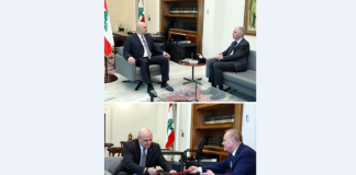 الرئيس عون عرض مع ماغرو ترتيبات زيارة الرئيس الفرنسي وتسلم من روداكوف رسالة تهنئة من بوتين وتلقى برقيتي تهنئة من نظيره التونسي وامير الكويت