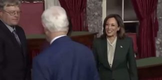 *بالفيديو: موقف محرج لكامالا هاريس خلال حفل تنصيبها*