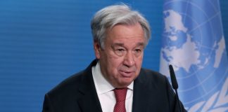 *غوتيريش من قصر بعبدا؛ يمكننا خلق الأطر التي تسمح للبنان حماية أراضيه وأن يبدأ مرحلة جيدة من السلام والظروف مناسبة لتمكين الحكومة من السيطرة على كافة المناطق اللبنانية وانسحاب القوات الإسرائيلية’*