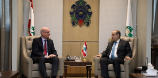 *البيسري عرض الاوضاع مع السفير الالماني*