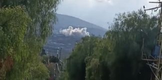*بالصورة ؛ تفجير عنيف للجيش الإسرائيلي’ في بلدة كفركلا جنوبي لبنان*