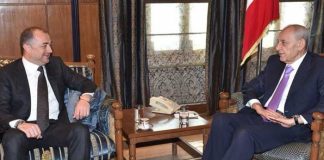 *الرئيس بري عرض الأوضاع العامة والمستجدات السياسية والميدانية وشؤوناً تشريعية خلال لقائه نائب رئيس مجلس النواب*
