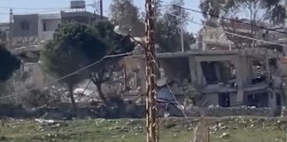 *سيدة من مارون الراس تواجه قوات العد.و الإســـــرائيلي’ وترفض المغادرة بعد اعتقال ابنها، ليتم اعتقالها هي أيضاً*