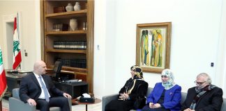 الرئيس عون استقبل السيدة رباب الصدر مع وفد من عائلة الإمام الصدر