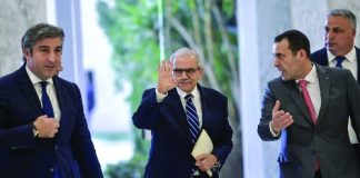 وصول رئيس الحكومة نواف سلام الى قصر بعبدا للمشاركة في الجلسة الحكومية الأولى