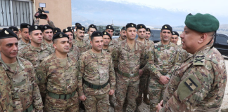 جولة تفقّديّة لقائد الجيش بالإنابة في البقاع الغربي