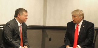 وصول العاهل الأردني الملك عبد الله الثاني إلى البيت الأبيض للقاء ترامب