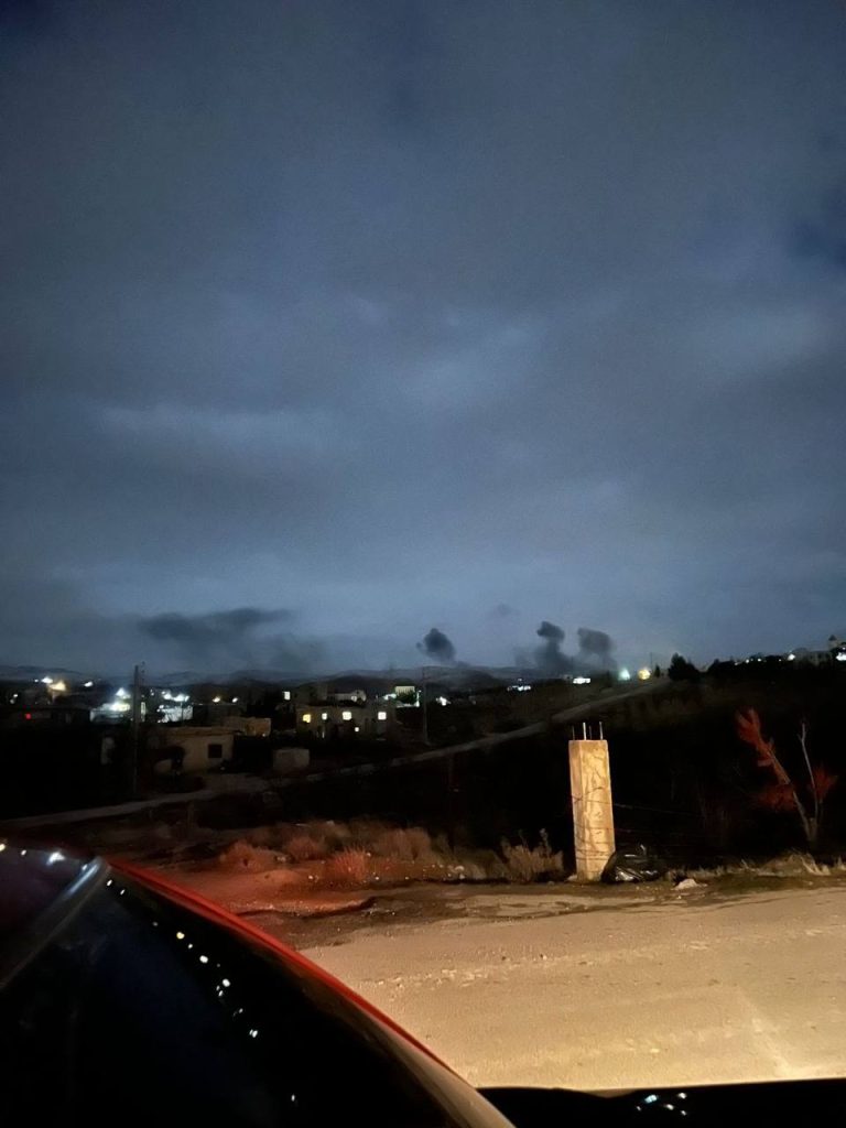 الغارات على البقاع استهدفت منطقة النبي شيت وجنتا ومرتفات الخربية
