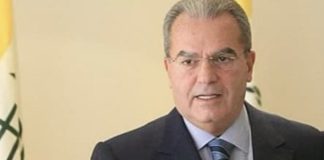 *وديع الخازن: للتوصل إلى حلّ عادل وشامل للقضية الفلسطينية*