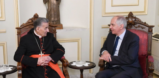 الراعي عرض التطورات مع السفير الفرنسي