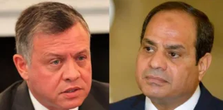 السيسي تلقى اتصالا من العاهل الأردن وهذا ما تداولا به !